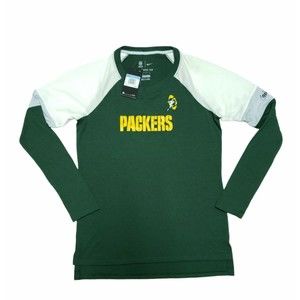 Nike NFL Green Bay Packers Long Sleeve Shirt Women’s Size Med NKBD-096M